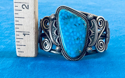 Silver and Turquoise Bracelet