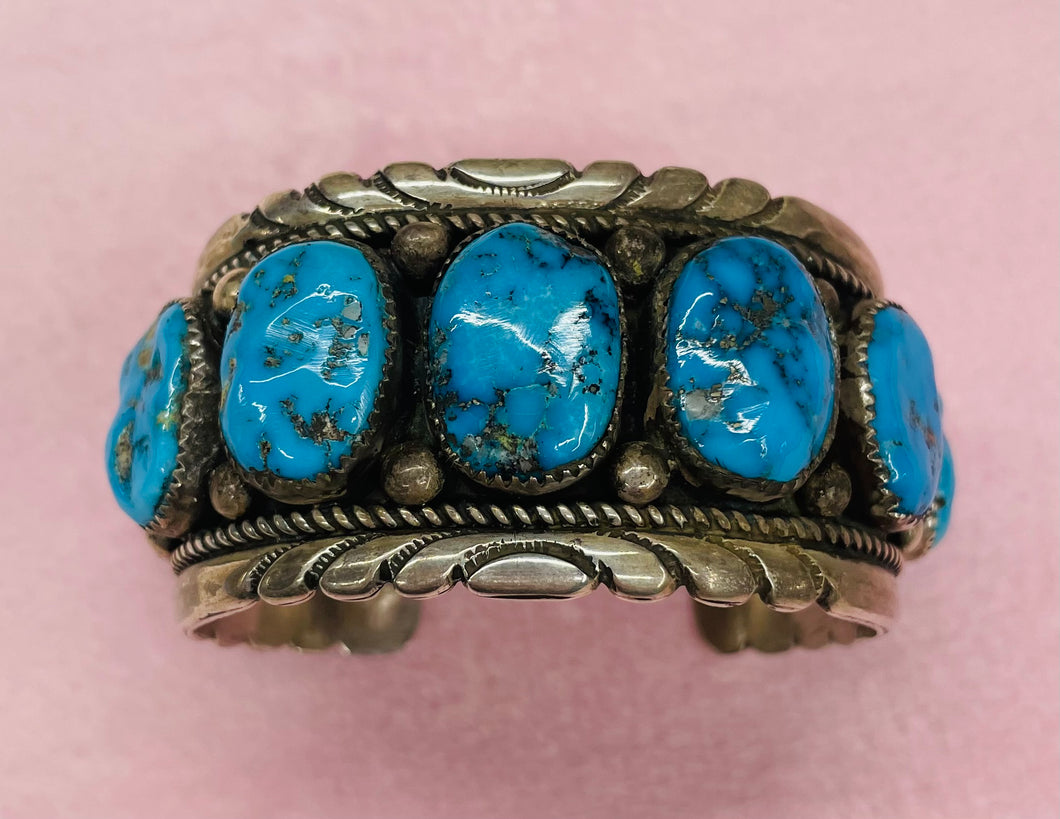 Turquoise and Silver Bracelet