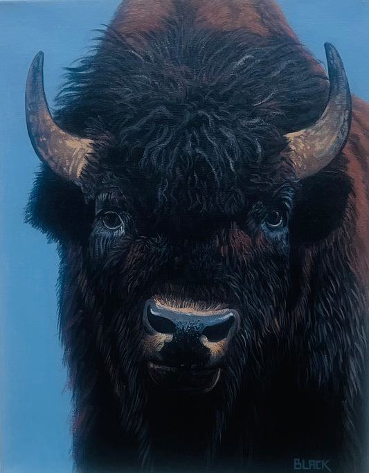 JC Black's "Bison" Painting
