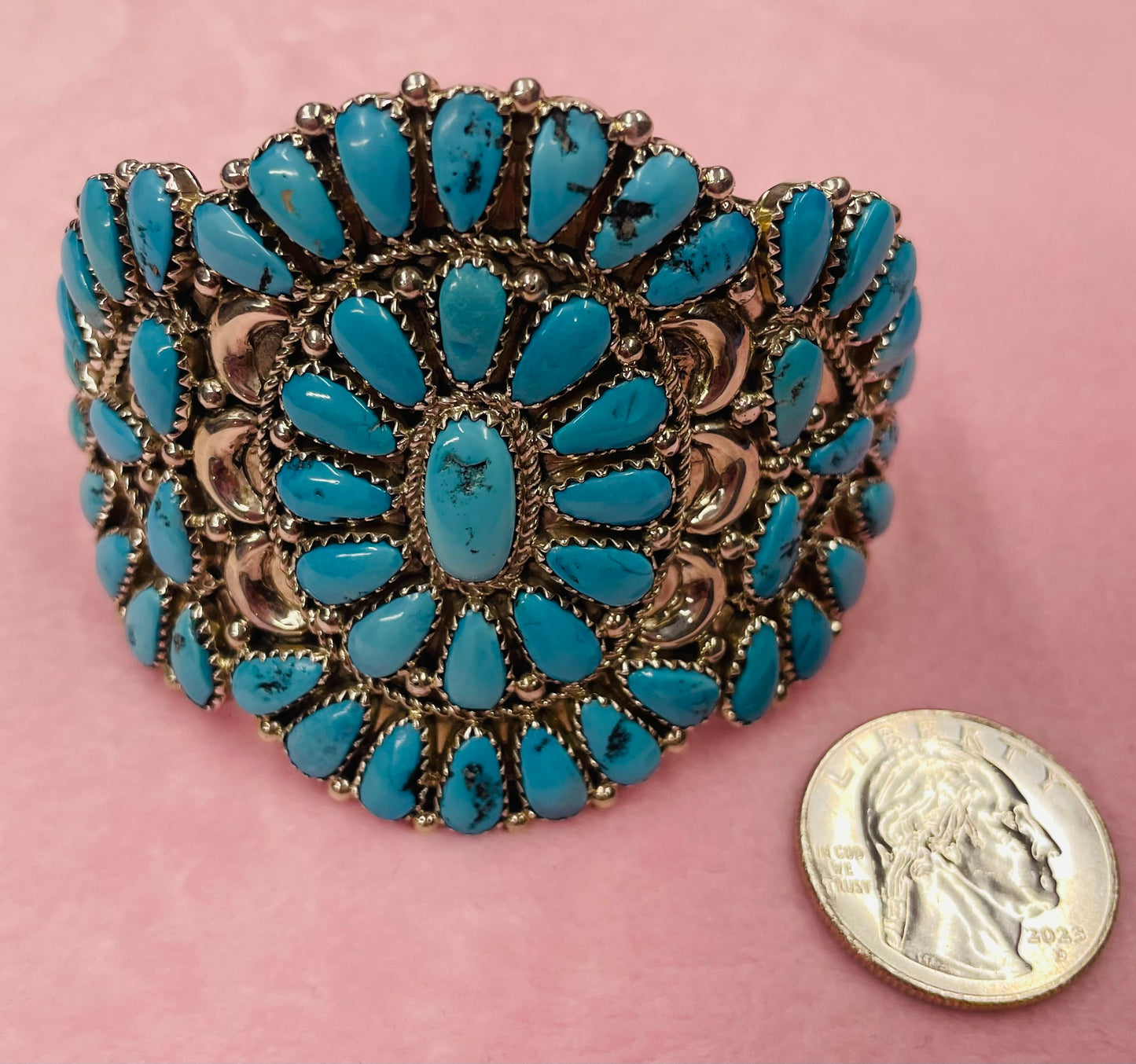 Turquoise Cluster Bracelet