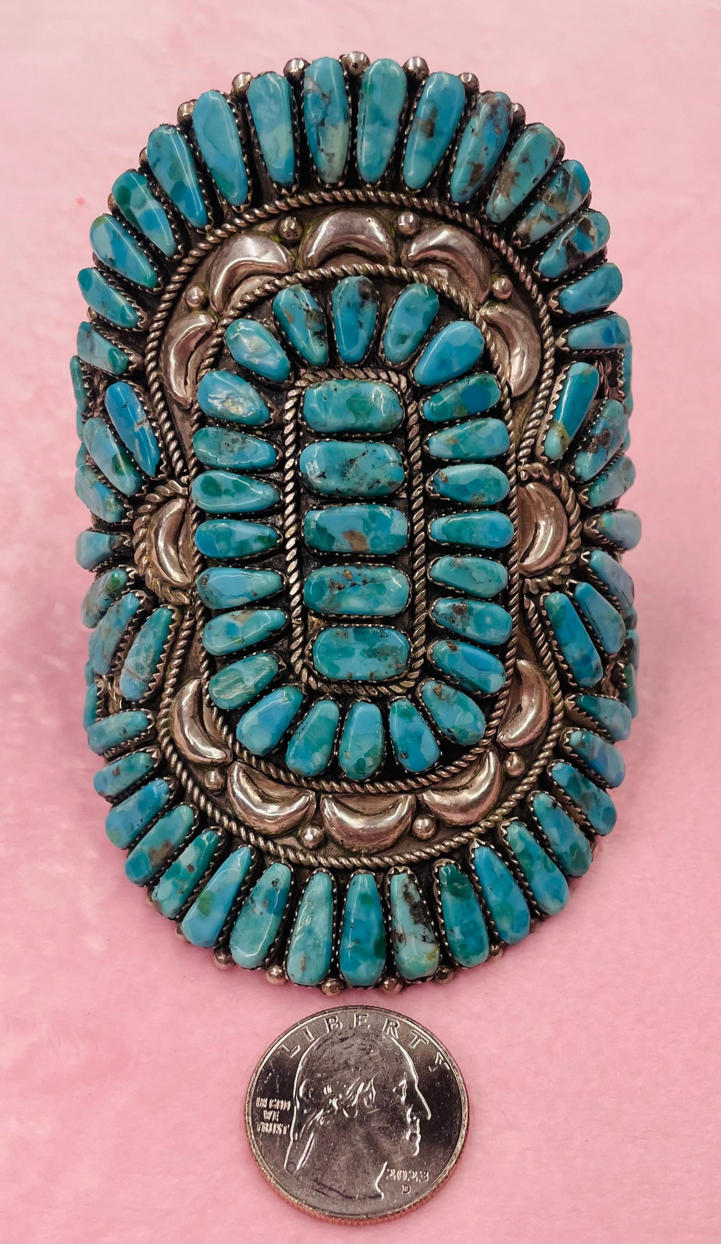 Turquoise Cluster Bracelet