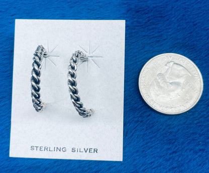 Silver Hoop Earrings