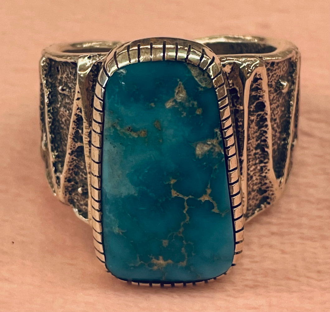 Silver and Turquoise Ring