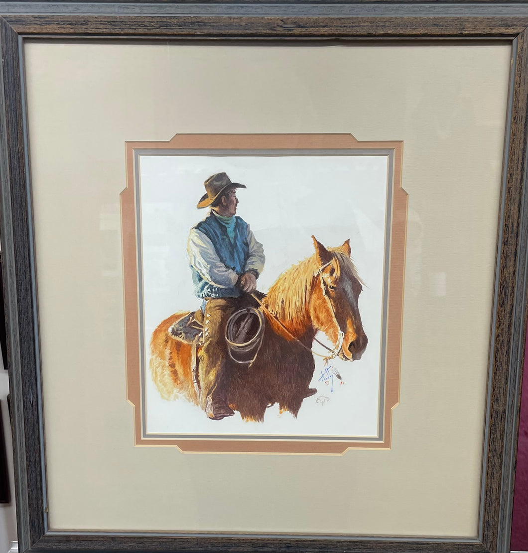 Toddy Cowboy Painting