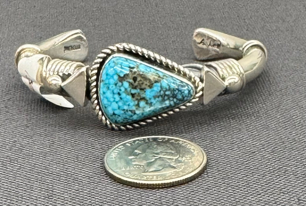 Silver and Turquoise Bracelet