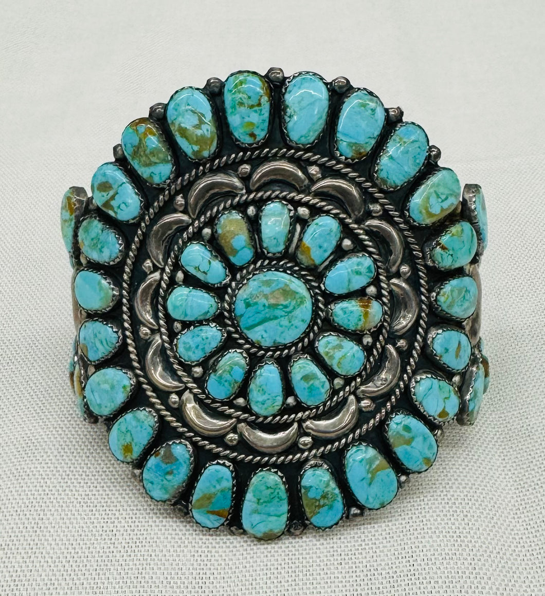 Turquoise Cluster Bracelet