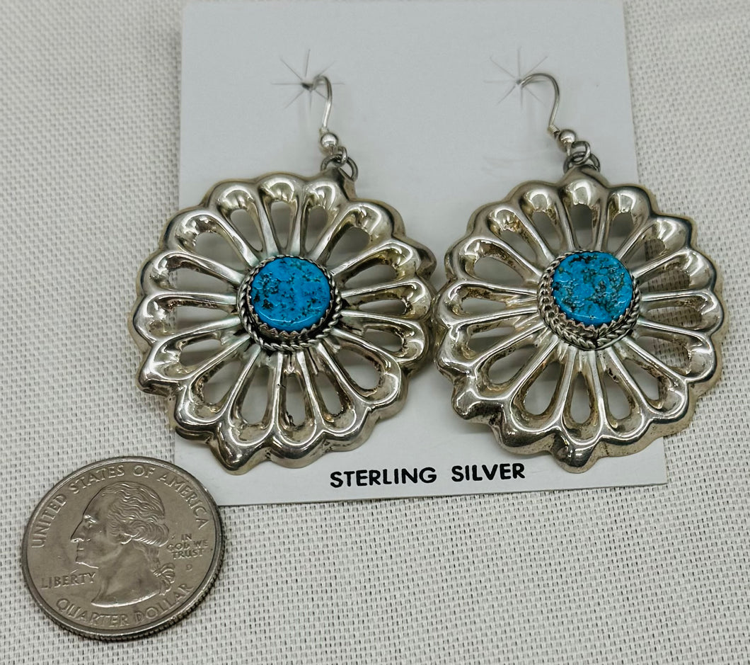 Silver and Turquoise Earrings