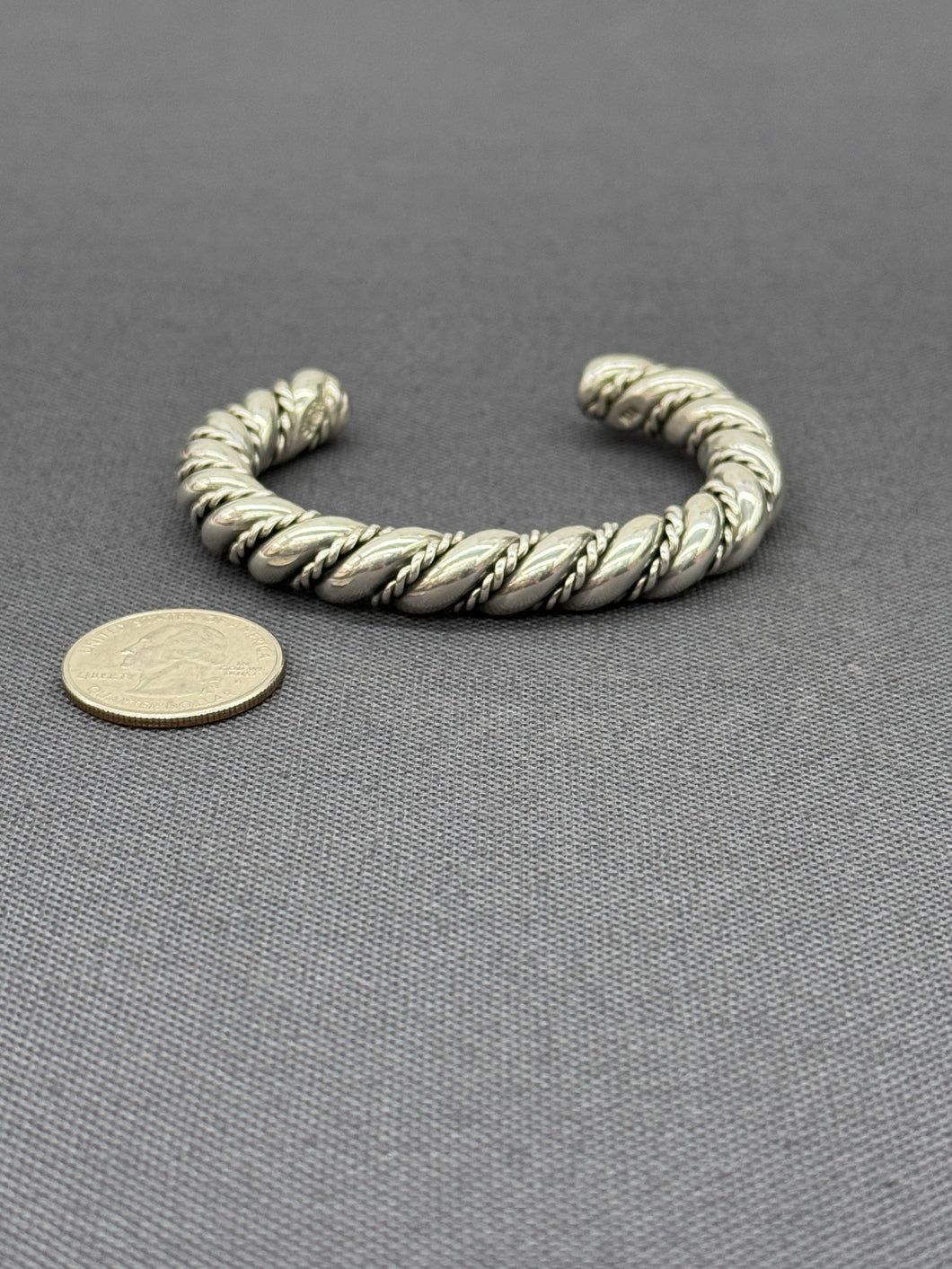 Silver Twisted Bracelet