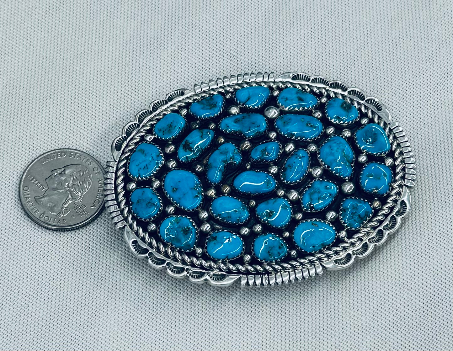 Turquoise Belt Buckle