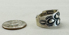 Load image into Gallery viewer, Silver Stamped Ring
