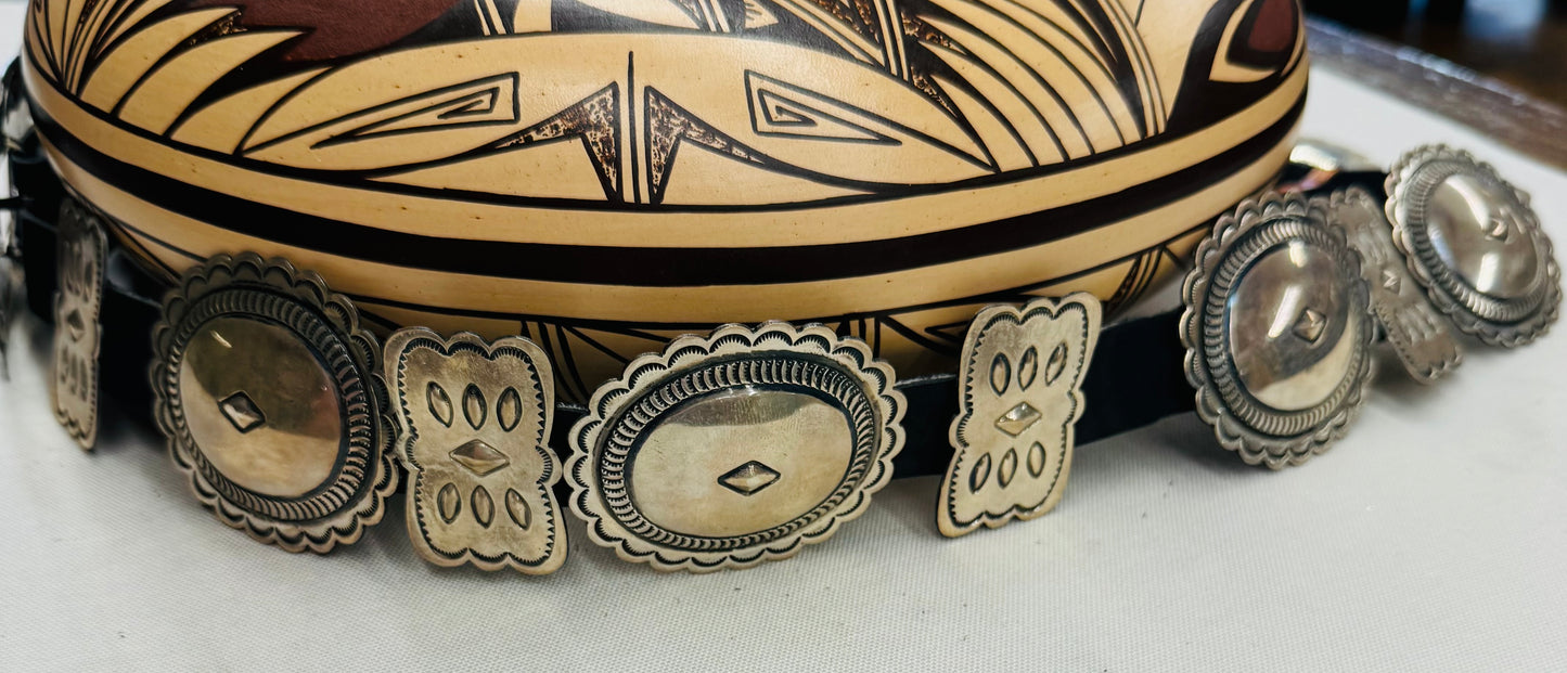 Silver Concho Belt