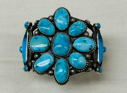 Turquoise Cluster Bracelet