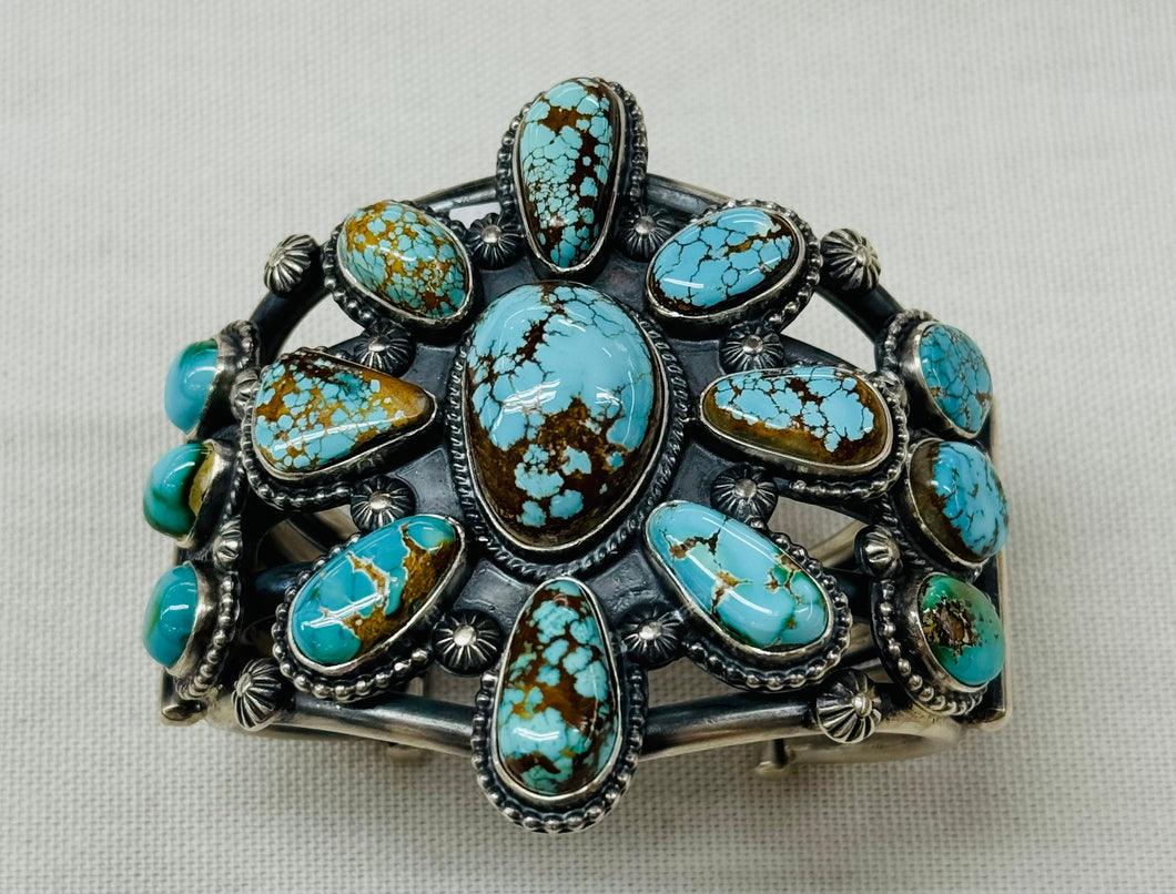 Turquoise Cluster Bracelet