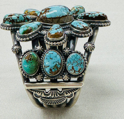 Turquoise Cluster Bracelet