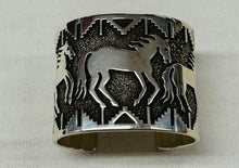 Load image into Gallery viewer, Silver Horse Cuff Bracelet
