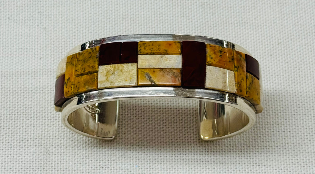 Multi Stone Inlay Bracelet