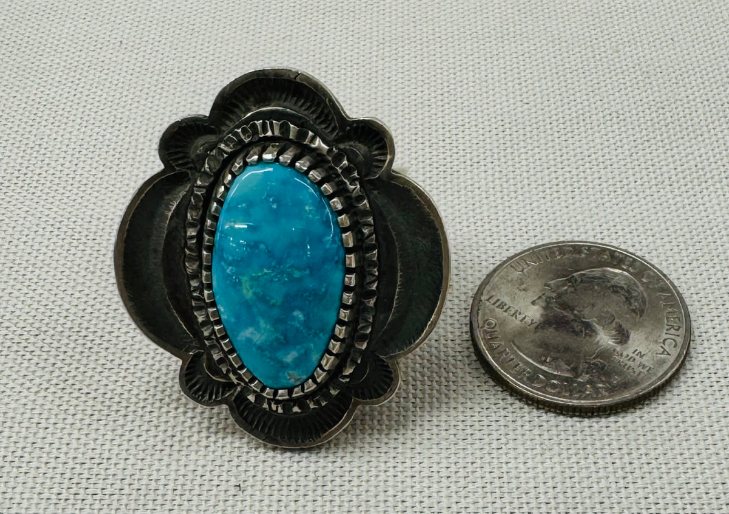 Turquoise and Silver Ring