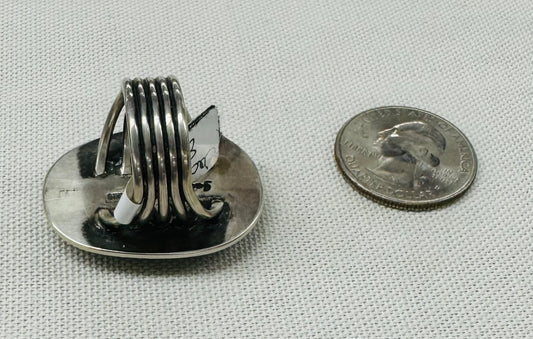 Turquoise and Silver Ring