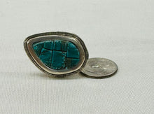 Load image into Gallery viewer, Turquoise and Silver Ring
