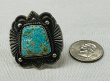 Load image into Gallery viewer, Silver and Turquoise Ring
