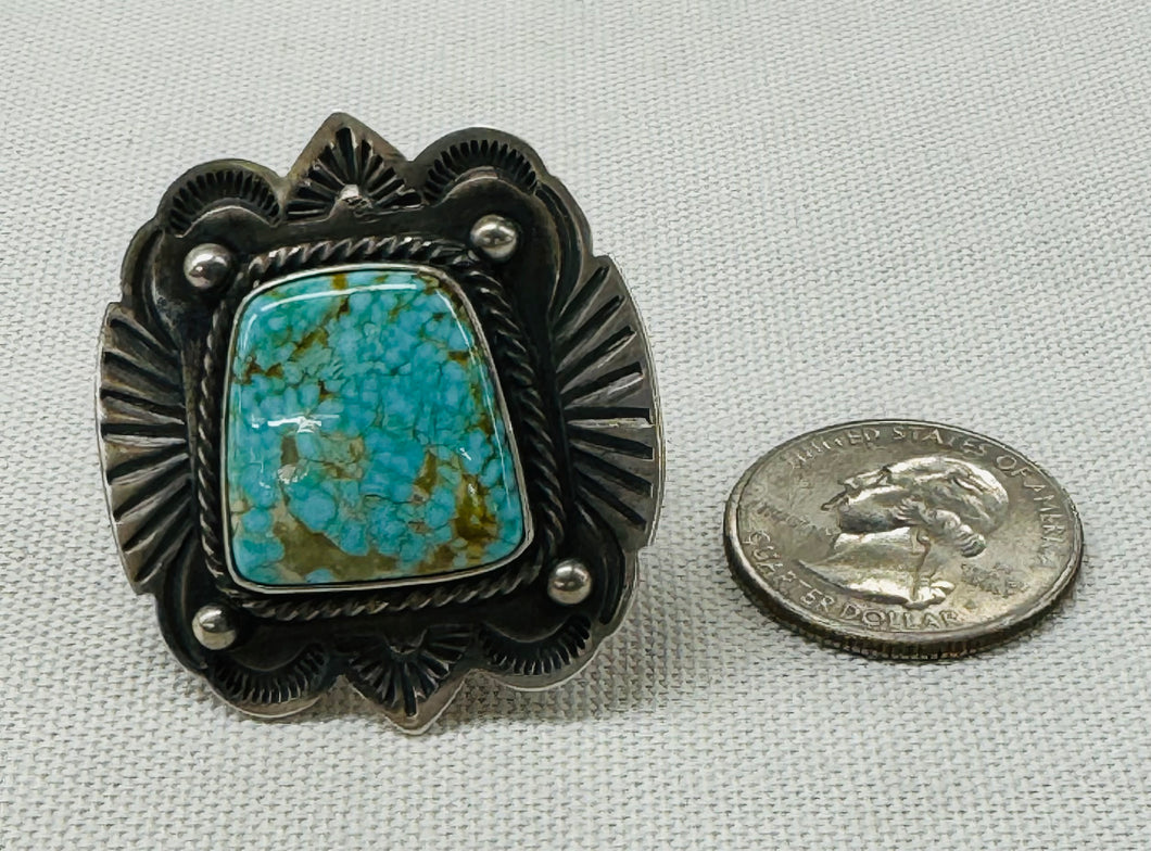 Silver and Turquoise Ring