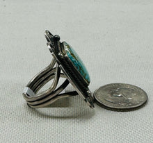 Load image into Gallery viewer, Silver and Turquoise Ring
