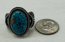 Load image into Gallery viewer, Large Turquoise Stone Ring
