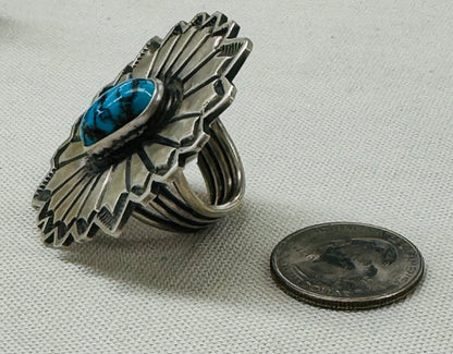 Turquoise and Silver Ring