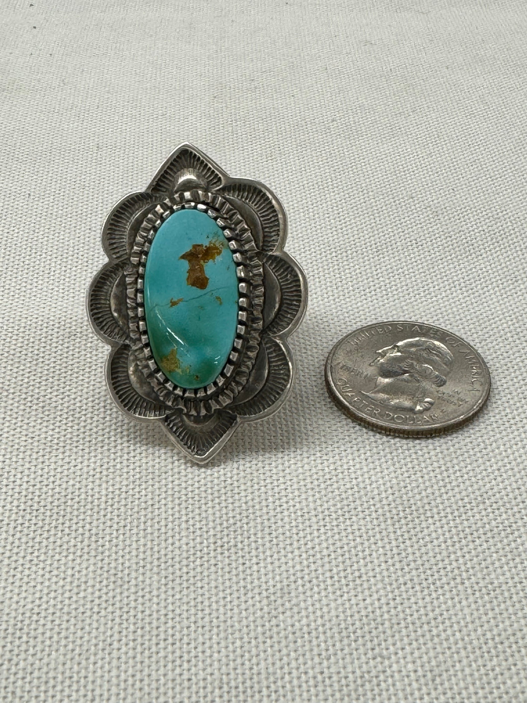 Sterling Silver and Turquoise Ring