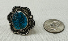 Load image into Gallery viewer, Turquoise and Silver Ring
