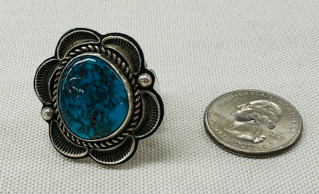 Turquoise and Silver Ring