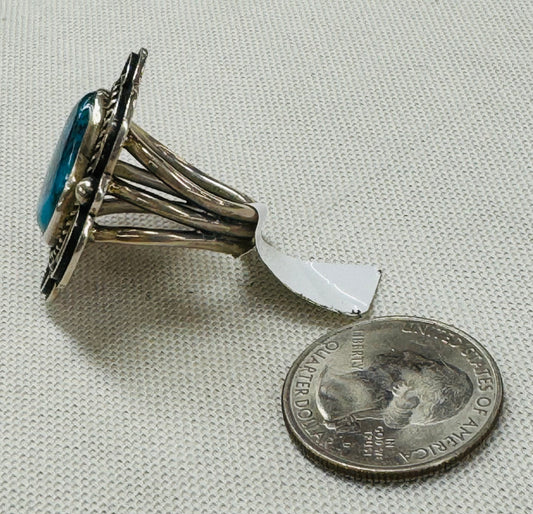 Turquoise and Silver Ring