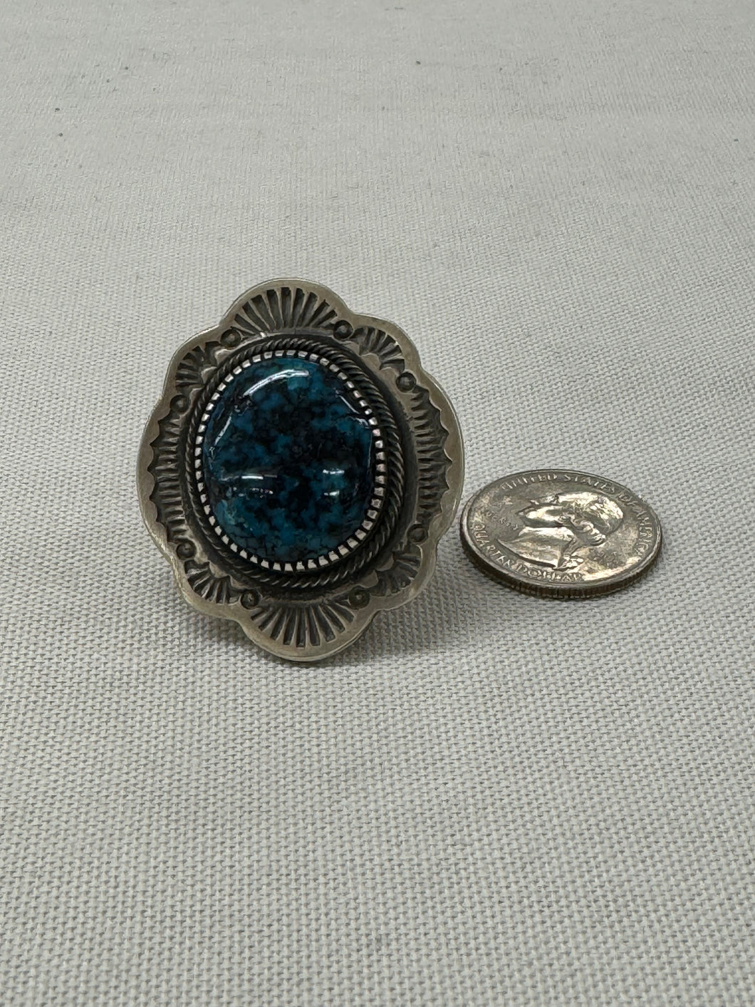 Silver and Turquoise Ring