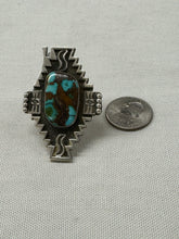 Load image into Gallery viewer, Silver and Turquoise Ring
