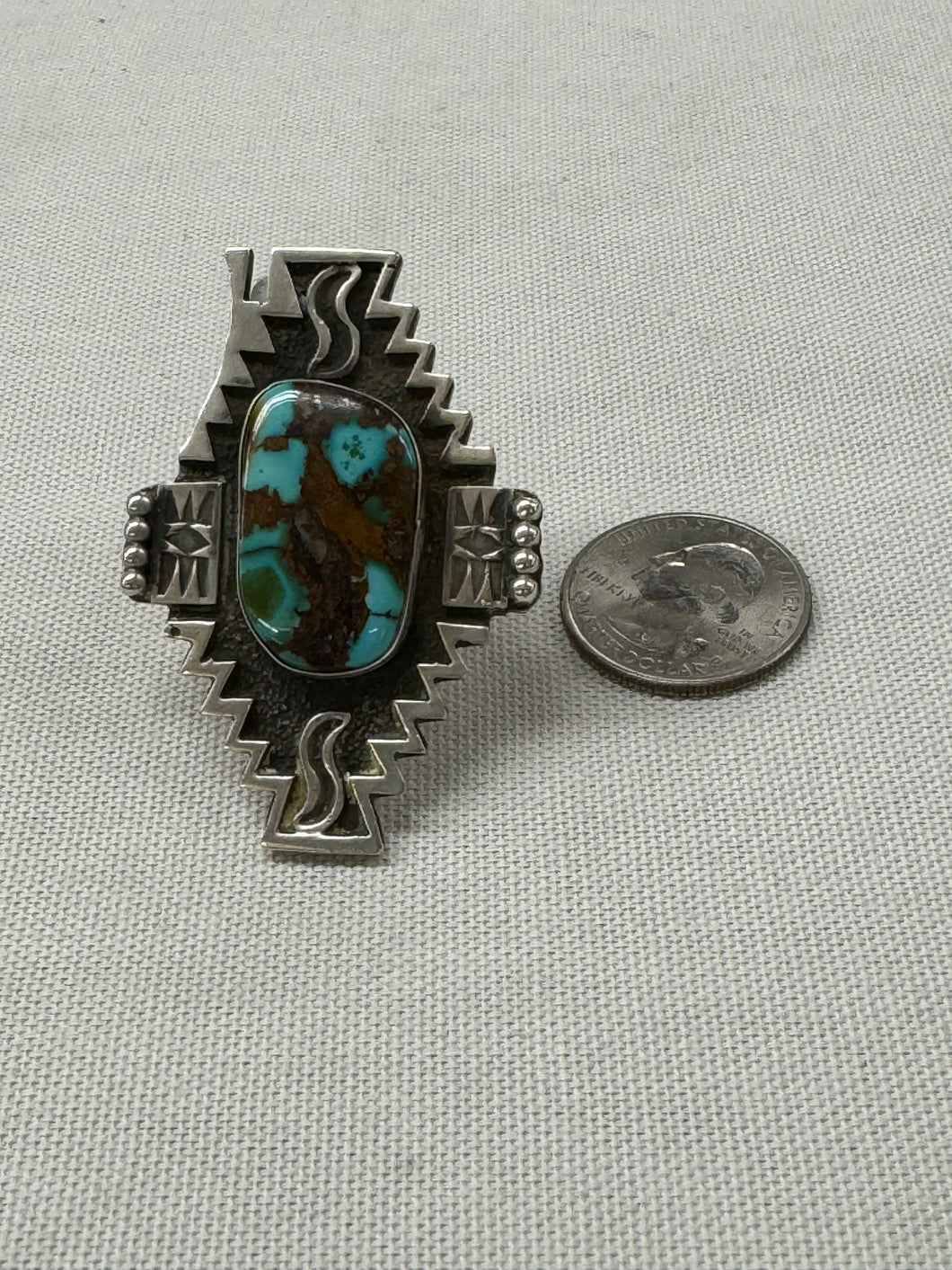 Silver and Turquoise Ring