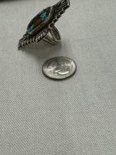 Load image into Gallery viewer, Silver and Turquoise Ring
