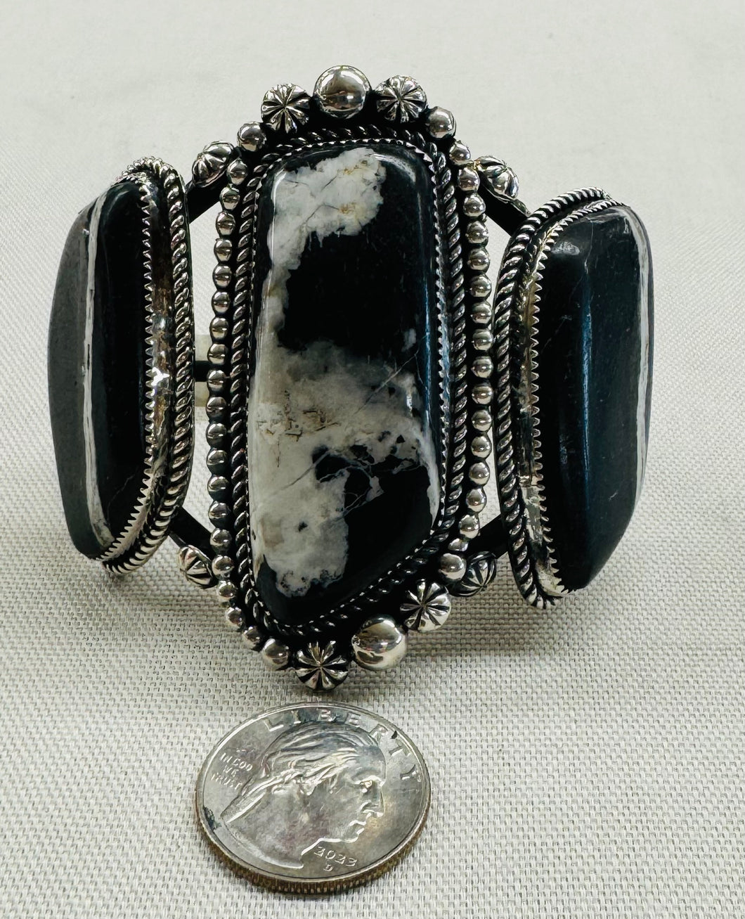 Wild Horse Stones and Silver Bracelet