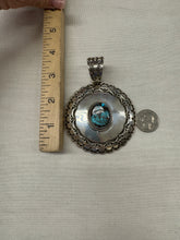 Load image into Gallery viewer, Silver and Turquoise Pendant
