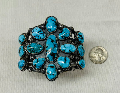 Turquoise Cluster Bracelet
