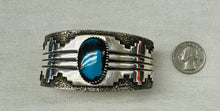 Load image into Gallery viewer, Silver and Turquoise Cuff Bracelet
