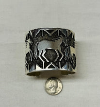 Load image into Gallery viewer, Silver Horse Cuff Bracelet
