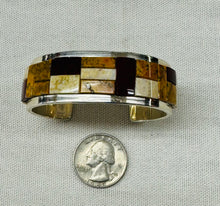 Load image into Gallery viewer, Multi Stone Inlay Bracelet
