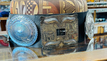 Load image into Gallery viewer, Large Silver Concho Belt
