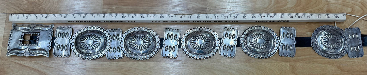 Silver Concho Belt