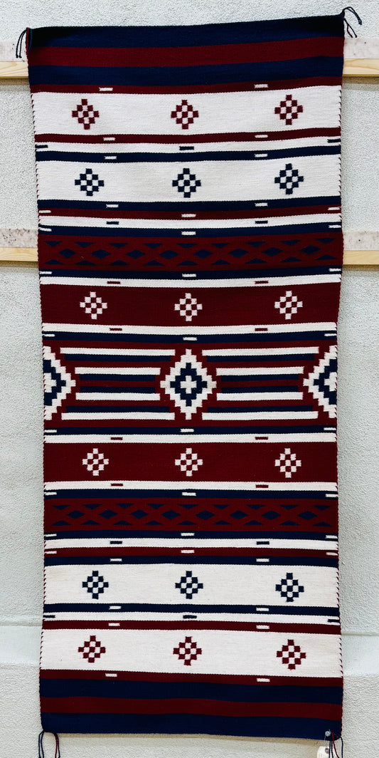 Chief Rival Pattern Runner Navajo Rug