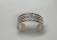 Load image into Gallery viewer, Sterling Silver Cuff Bracelet with Design
