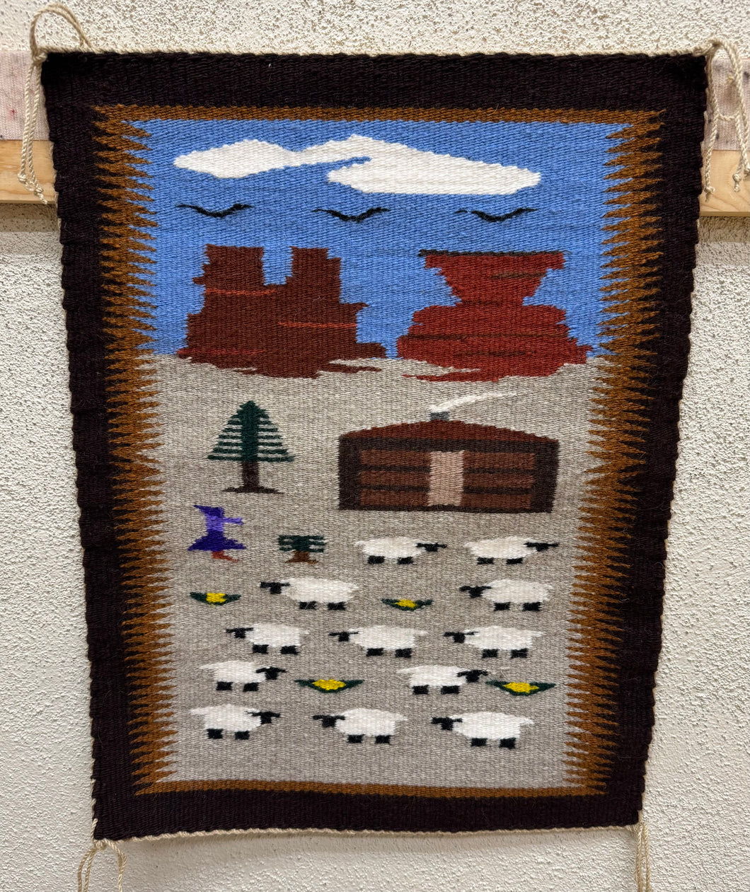 Pictorial Navajo Rug