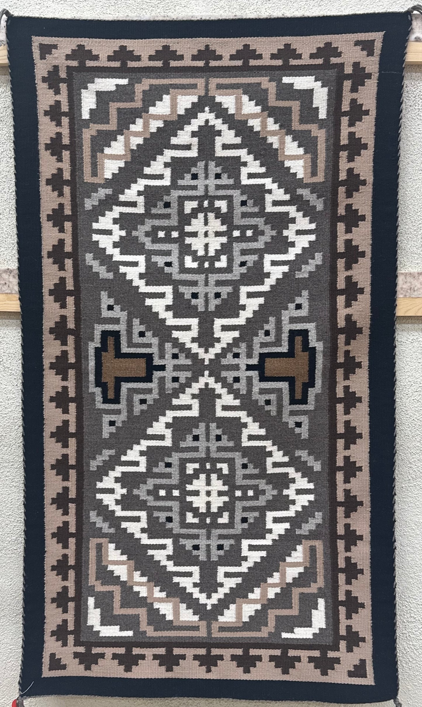 Two Grey Hill Pattern Rug