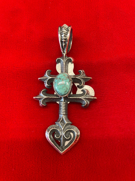 Hand made cross pendant