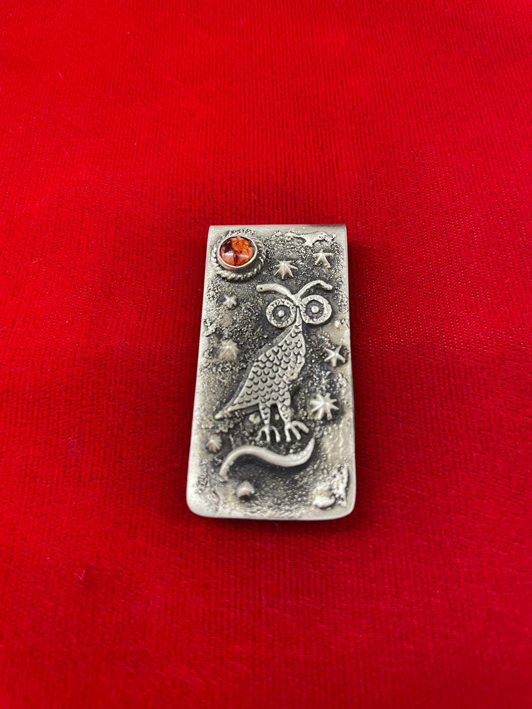 Handmade silver money clip
